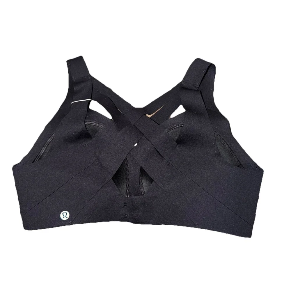 LULULEMON ENLITE WEAVE-BACK BRA BLACK COLOR NWT SIZE 38D